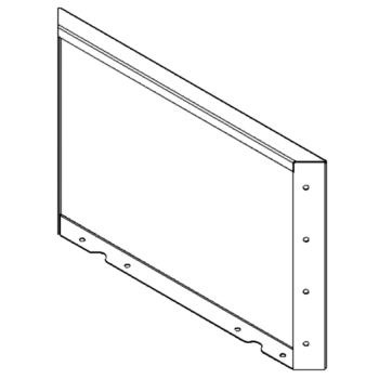 Steel planter - Panel - 40 x 60 cm - RAL7016 matt (anthracite grey)
