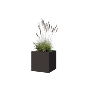Steel planter - Square - 40 x 40 x 40 cm - RAL7016 matt (anthracite grey) - Without bottom plate