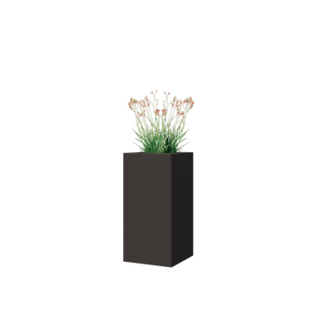 Steel planter - Square - 30 x 30 x 60 cm - Other RAL colour - Without bottom plate