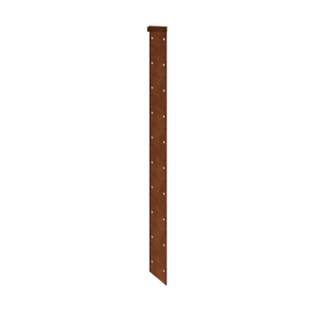 Corten steel planter - Corner piece 180° - 100 cm