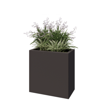 Steel planter - Rectangle - 60 x 30 x 60 cm - Other RAL colour - Without bottom plate