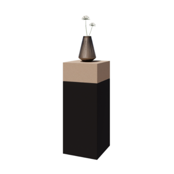 Planter set South Carolina black & sand look 40 x 40 x 100 cm