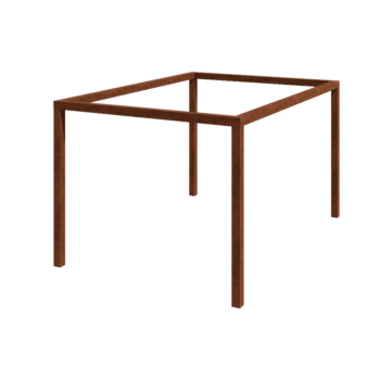 Corten steel pergola - Rectangle - 424 x 300 x 230 cm - Without concrete base
