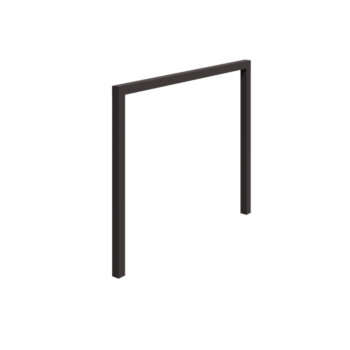 Steel pergola - Straight - 300 x 230 cm - RAL7016 matt (anthracite grey) - Without concrete base