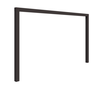 Steel pergola - Straight - 400 x 230 cm - Other RAL colour - Without concrete base