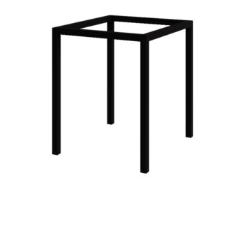 Steel pergola - Square - 224 x 200 x 230 cm - RAL9005 matt (black) - Without concrete base
