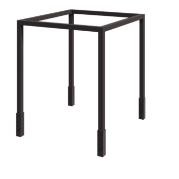 Steel pergola - Square - 274 x 250 x 230 cm - Other RAL colour - With concrete base