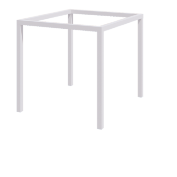 Steel pergola - Square - 274 x 250 x 230 cm - RAL9005 matt (white) - Without concrete base
