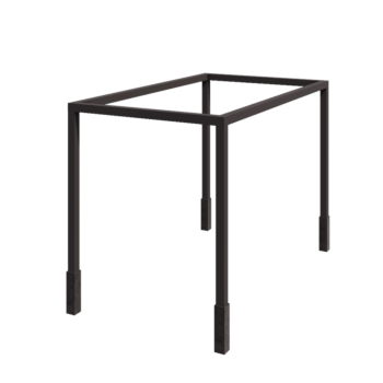 Steel pergola - Rectangle - 424 x 250 x 230 cm - RAL7016 matt (anthracite grey) - With concrete base