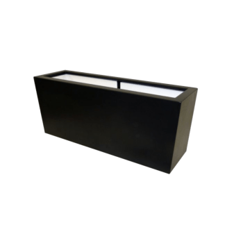 Polyester plantenbak - Rechthoek - 120 x 30 x 50 cm - Met bodem