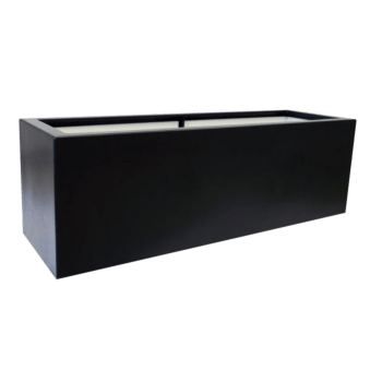 Polyester plantenbak - Rechthoek - 120 x 40 x 80 cm - Met bodem