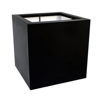 Polyester plantenbak - Vierkant - 100 x 100 x 100 cm - Met bodem