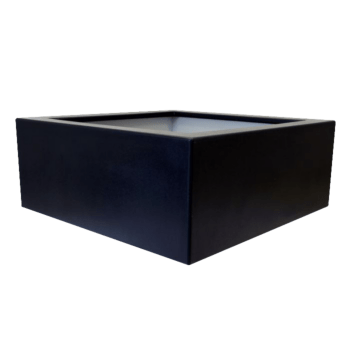 Polyester plantenbak - Vierkant - 100 x 100 x 40 cm - Met bodem