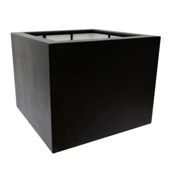 Polyester plantenbak - Vierkant - 100 x 100 x 80 cm - Met bodem