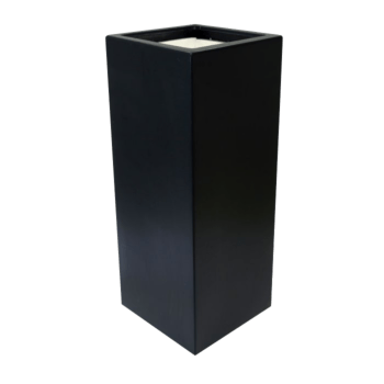 Polyester plantenbak - Vierkant - 40 x 40 x 120 cm - Met bodem
