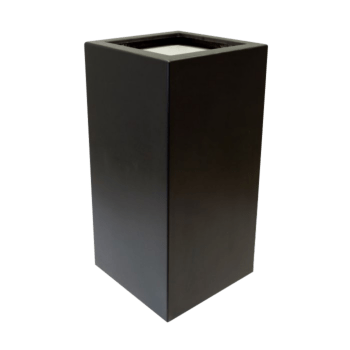 Polyester plantenbak - Vierkant - 50 x 50 x 100 cm - Met bodem