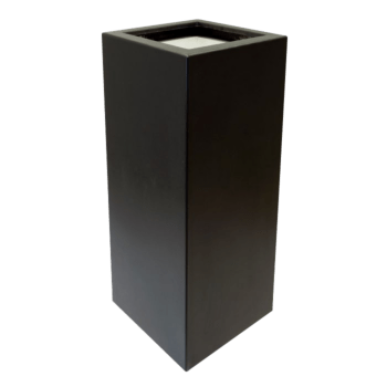 Polyester plantenbak - Vierkant - 50 x 50 x 120 cm - Met bodem