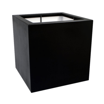 Polyester plantenbak - Vierkant - 80 x 80 x 80 cm - Met bodem