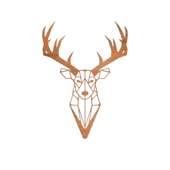 Corten steel wall art - Reindeer Small - 60 x 43,4 cm