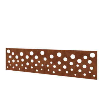 Corten steel fence H - Panel B - 180 x 47,5 cm