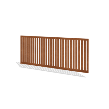 Corten steel decorative fence S 149 x 60 cm