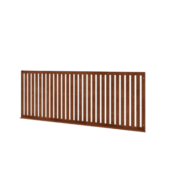 Corten steel decorative fence S 149 x 60 cm