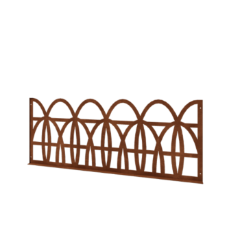 Corten steel decorative fence T 149 x 60 cm