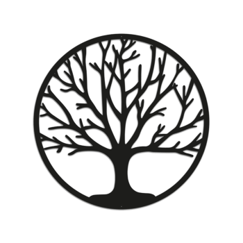 Metal wall art - Tree Small - 50 x 50 cm