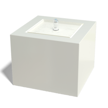 Aluminium water table 50 x 50 x 40 cm