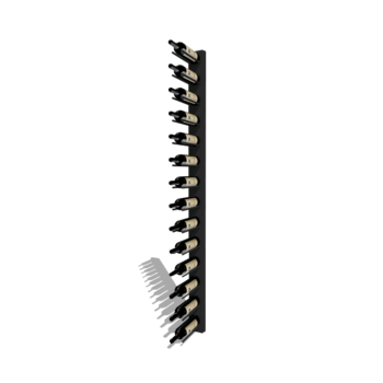 Powder coated steel wine rack Puglia 175 cm