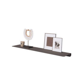 Steel wall shelf - L-shape - 100 x 20 x 5 cm - RAL7016 matt (anthracite grey)