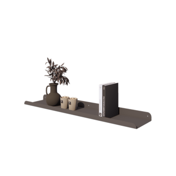 Steel wall shelf - U-shape - 100 x 20 x 5 cm - RAL7016 matt (anthracite grey)