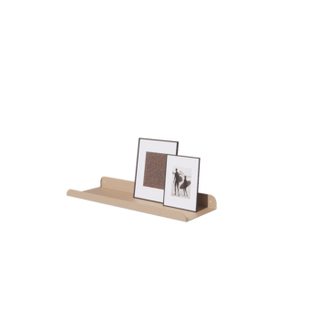 Steel wall shelf - U-shape - 60 x 20 x 5 cm - Sand look