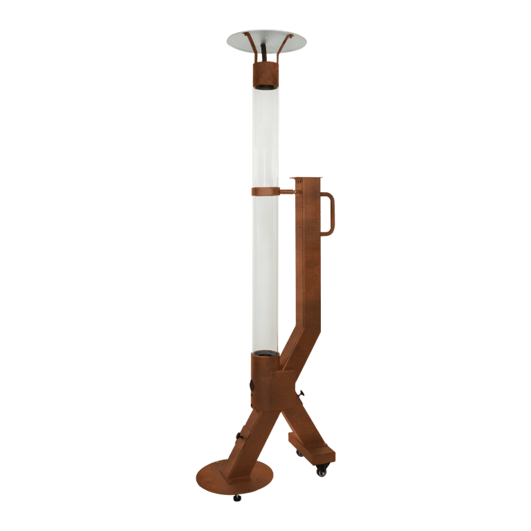 Pellet patio heater - Rocket - Corten
