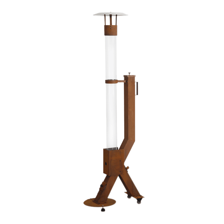 Pellet patio heater - Rocket - Corten