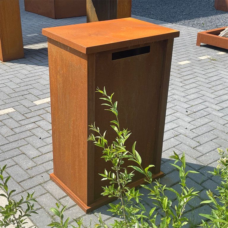 Corten steel letterbox Arizona Type M