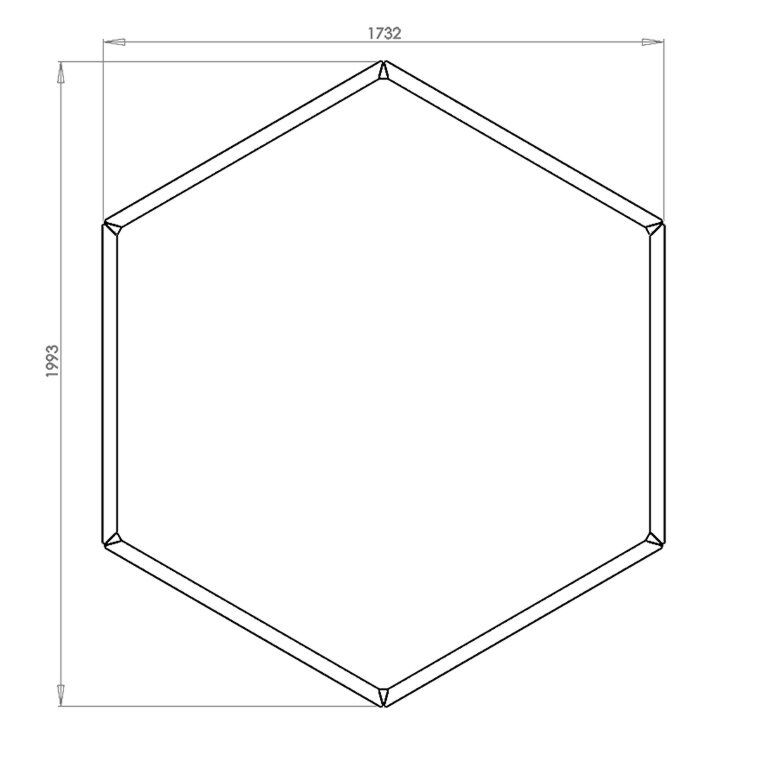 Powder coated steel planter Denver 100