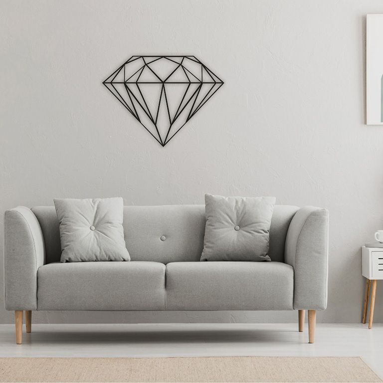 Metal wall decor Diamond *OP=OP