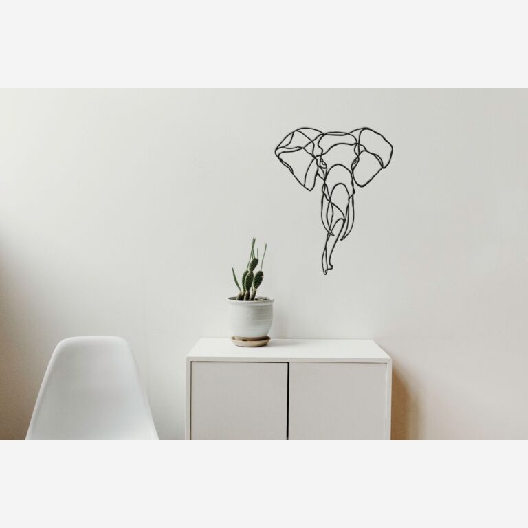 Metal wall decor Elephant 1.0