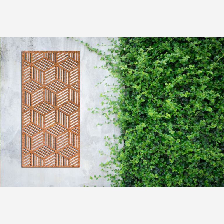 Corten steel wall decor Geometric shapes 1.0 *OP=OP