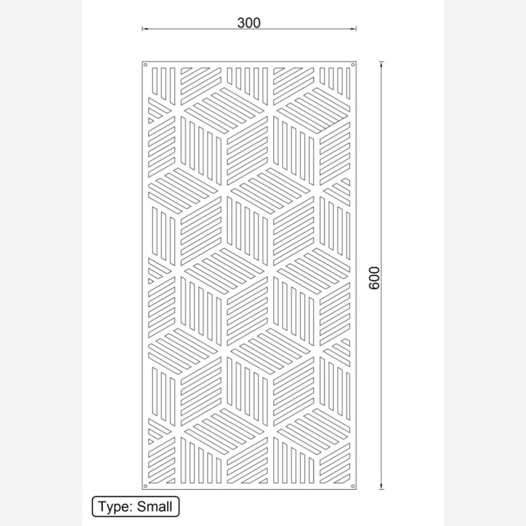 Corten steel wall decor Geometric shapes 1.0 *OP=OP