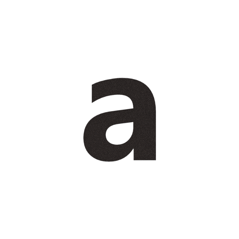 Black Stainless steel house number a - 50 cm