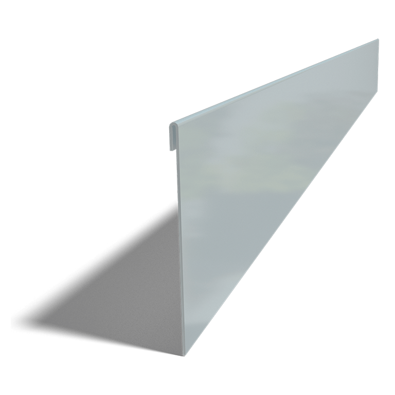 Galvanised steel border edge flattened 13 cm (length 150 cm)