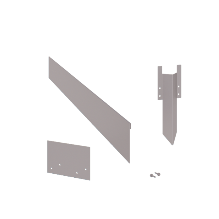 Galvanised steel border edge flattened 13 cm complete set per 15 metres