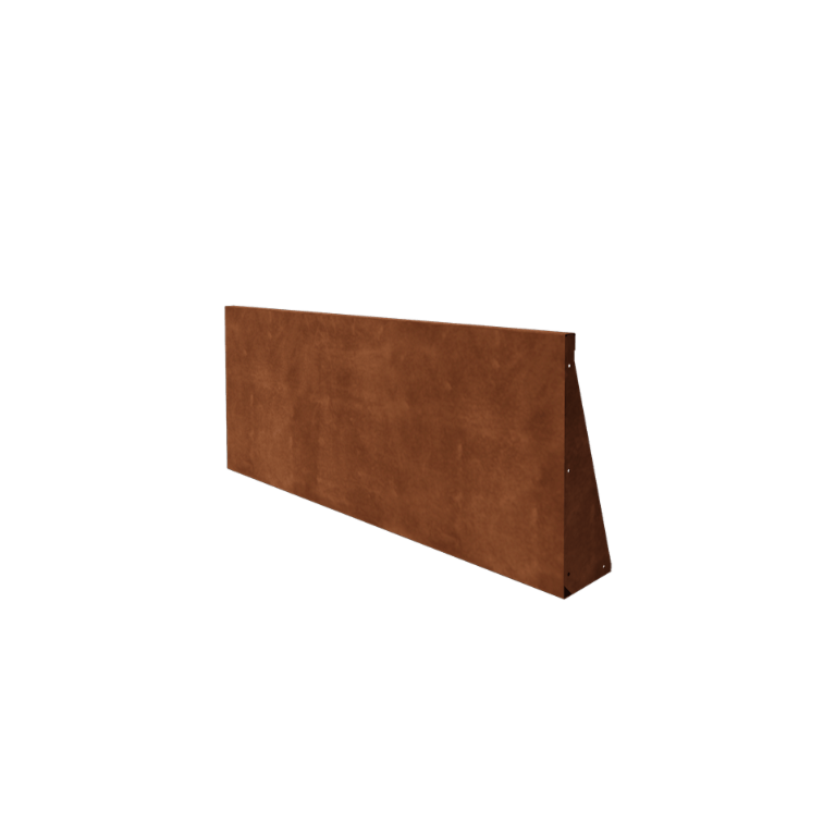 Corten steel retaining wall - Straight - 150 x 60 cm
