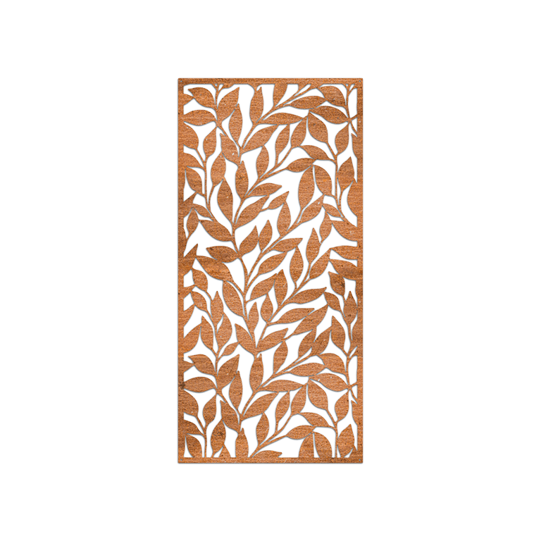 Corten steel wall decor Leaves