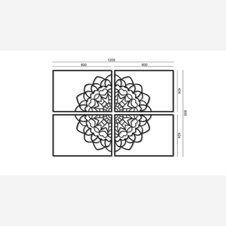 Metal Wall Decoration Mandala *OP=OP