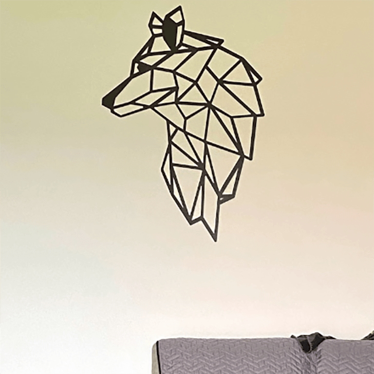 Metal wall decor Wolf 2.0