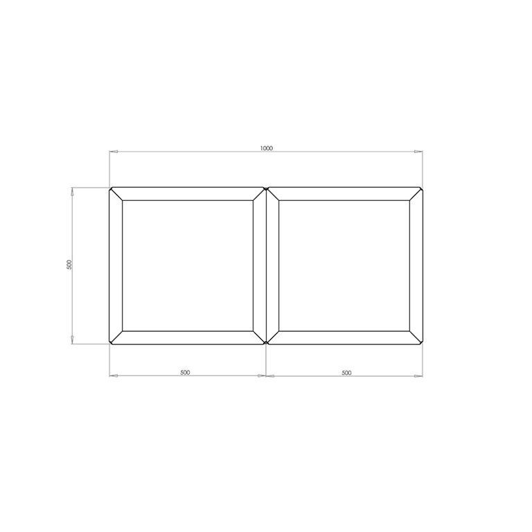 Corten steel planter Miami special II 50