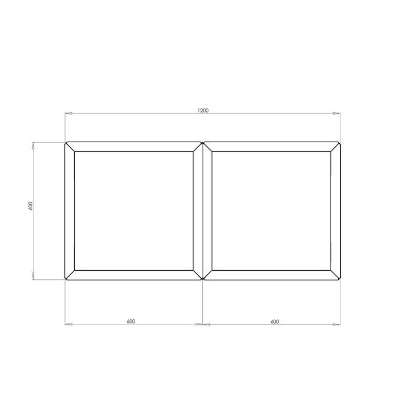 Corten steel planter Miami special II 60